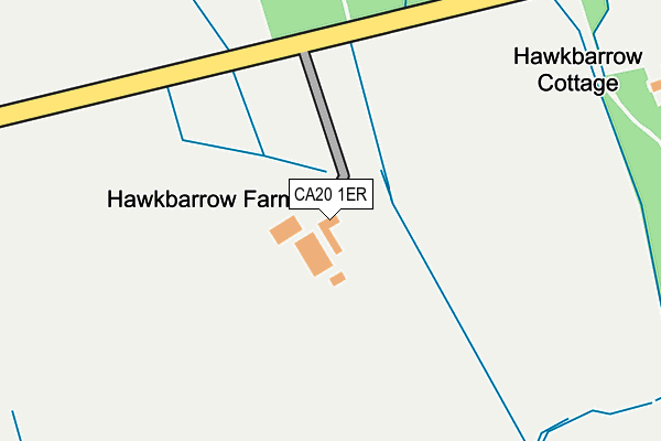 CA20 1ER map - OS OpenMap – Local (Ordnance Survey)