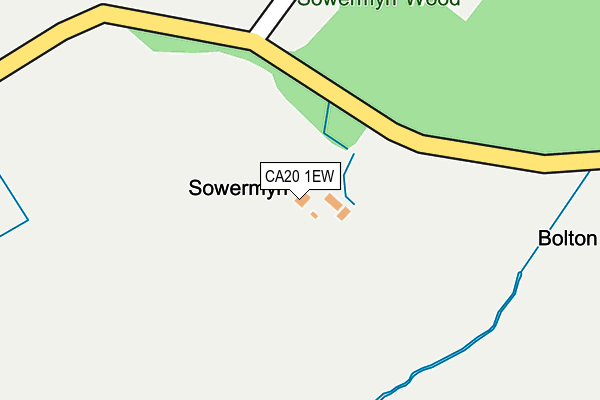 CA20 1EW map - OS OpenMap – Local (Ordnance Survey)