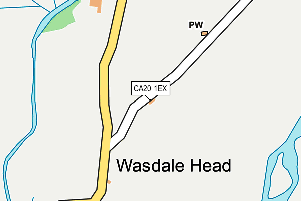 CA20 1EX map - OS OpenMap – Local (Ordnance Survey)