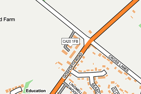 CA20 1FB map - OS OpenMap – Local (Ordnance Survey)
