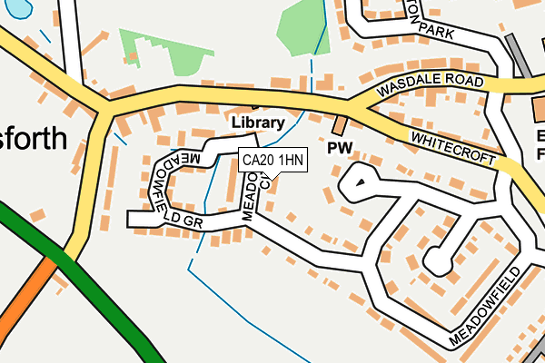 CA20 1HN map - OS OpenMap – Local (Ordnance Survey)