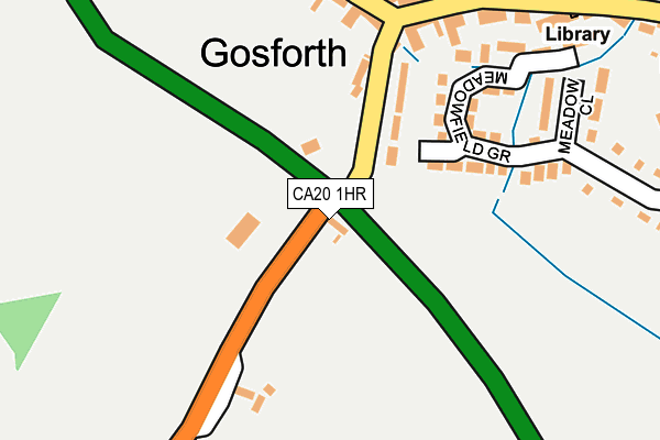 CA20 1HR map - OS OpenMap – Local (Ordnance Survey)