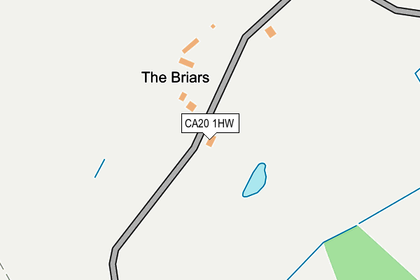 CA20 1HW map - OS OpenMap – Local (Ordnance Survey)