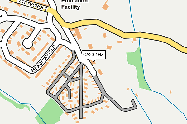 CA20 1HZ map - OS OpenMap – Local (Ordnance Survey)