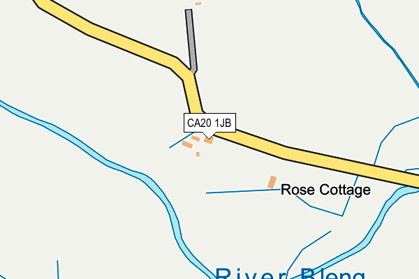 CA20 1JB map - OS OpenMap – Local (Ordnance Survey)