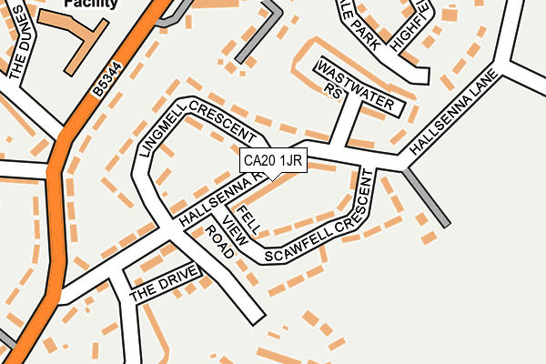 CA20 1JR map - OS OpenMap – Local (Ordnance Survey)