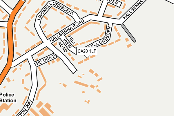 CA20 1LF map - OS OpenMap – Local (Ordnance Survey)