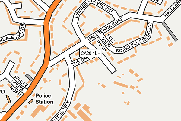 CA20 1LH map - OS OpenMap – Local (Ordnance Survey)