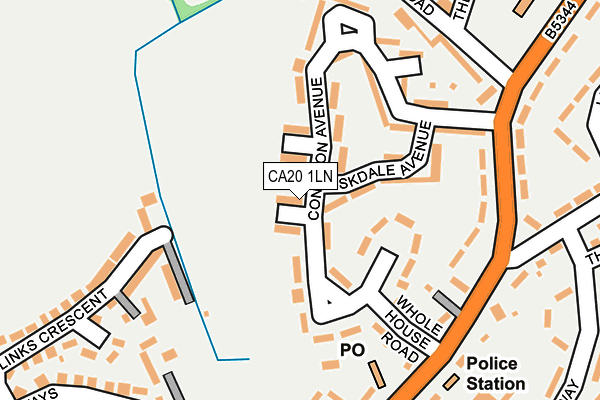 CA20 1LN map - OS OpenMap – Local (Ordnance Survey)