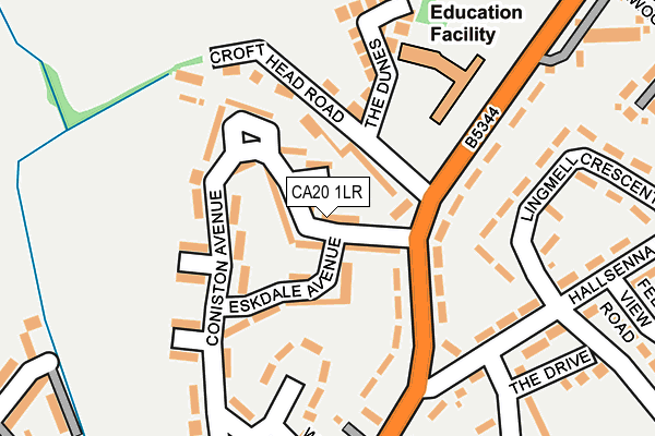 CA20 1LR map - OS OpenMap – Local (Ordnance Survey)