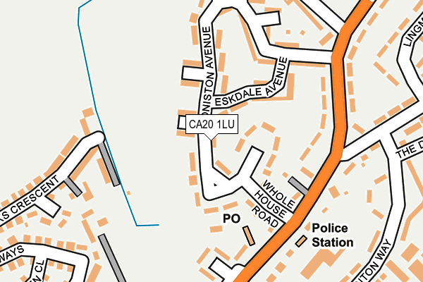 CA20 1LU map - OS OpenMap – Local (Ordnance Survey)