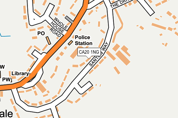 CA20 1NG map - OS OpenMap – Local (Ordnance Survey)