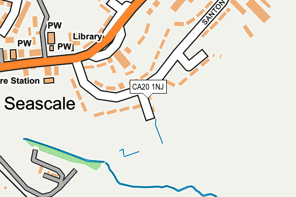 CA20 1NJ map - OS OpenMap – Local (Ordnance Survey)