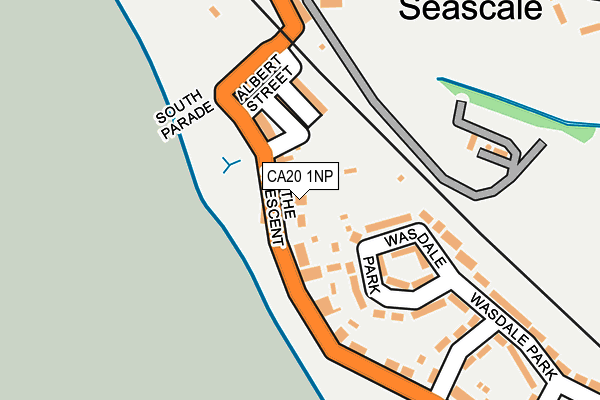 CA20 1NP map - OS OpenMap – Local (Ordnance Survey)