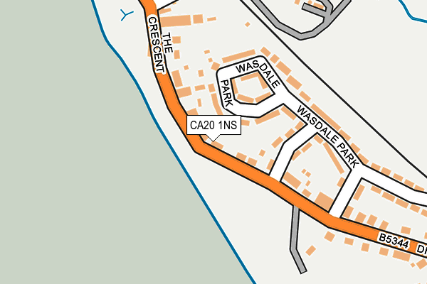 CA20 1NS map - OS OpenMap – Local (Ordnance Survey)
