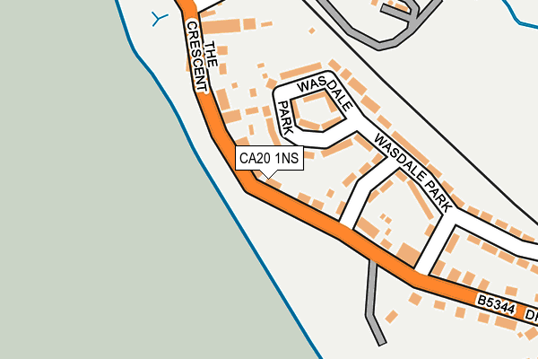 Map of LA WESTCLIFF LTD at local scale