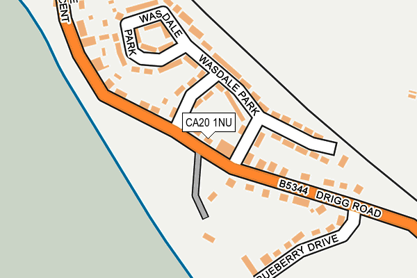 CA20 1NU map - OS OpenMap – Local (Ordnance Survey)