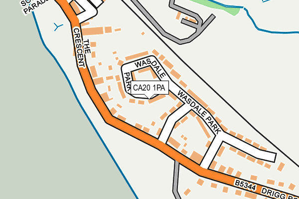 CA20 1PA map - OS OpenMap – Local (Ordnance Survey)