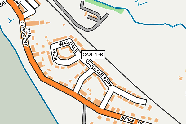 CA20 1PB map - OS OpenMap – Local (Ordnance Survey)