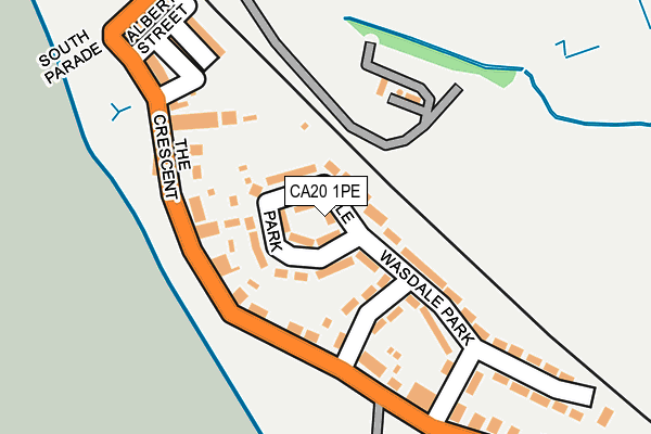 CA20 1PE map - OS OpenMap – Local (Ordnance Survey)