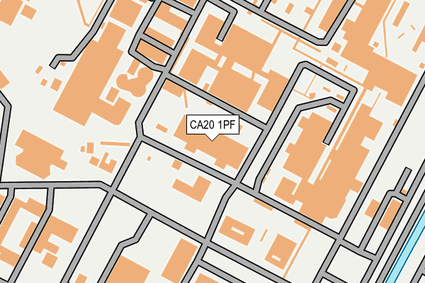 CA20 1PF map - OS OpenMap – Local (Ordnance Survey)