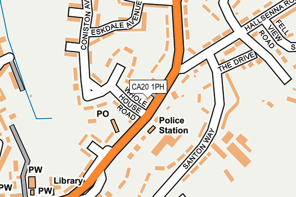 CA20 1PH map - OS OpenMap – Local (Ordnance Survey)