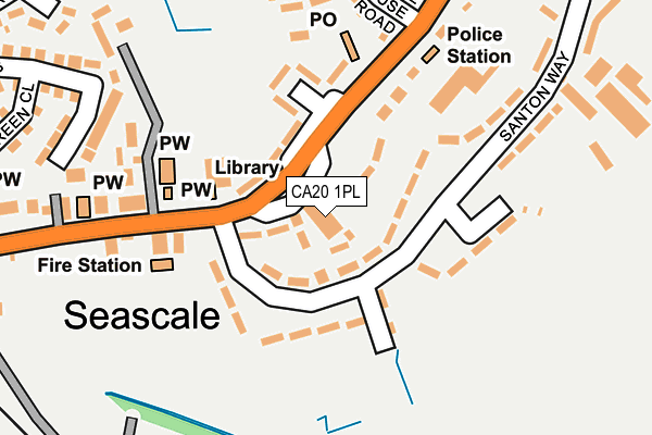 CA20 1PL map - OS OpenMap – Local (Ordnance Survey)