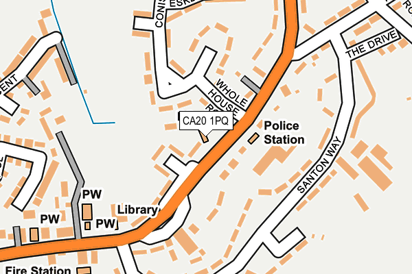 CA20 1PQ map - OS OpenMap – Local (Ordnance Survey)