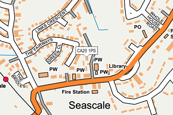 CA20 1PS map - OS OpenMap – Local (Ordnance Survey)