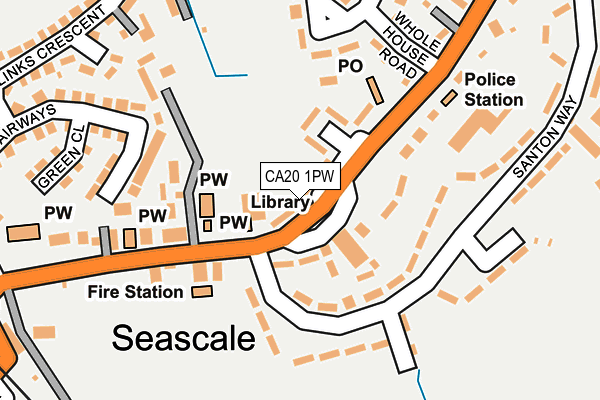 CA20 1PW map - OS OpenMap – Local (Ordnance Survey)