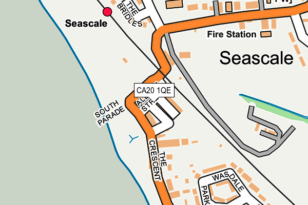 CA20 1QE map - OS OpenMap – Local (Ordnance Survey)