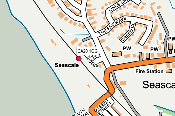 CA20 1QG map - OS OpenMap – Local (Ordnance Survey)