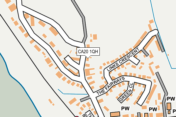 CA20 1QH map - OS OpenMap – Local (Ordnance Survey)