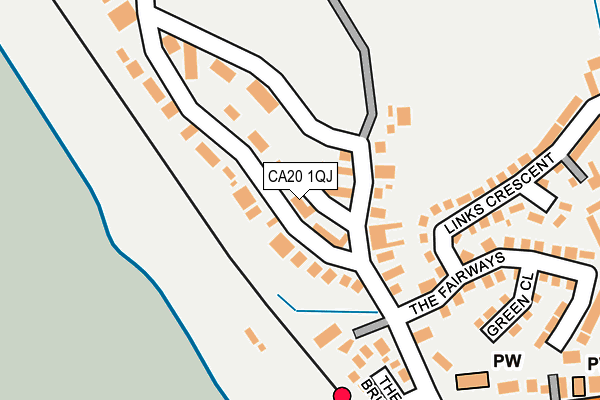 CA20 1QJ map - OS OpenMap – Local (Ordnance Survey)