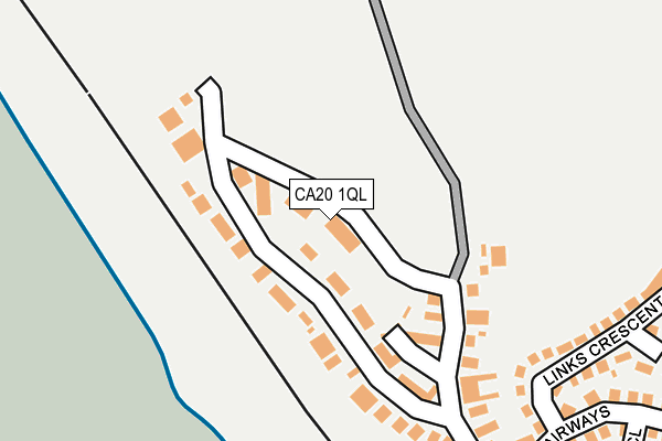 CA20 1QL map - OS OpenMap – Local (Ordnance Survey)