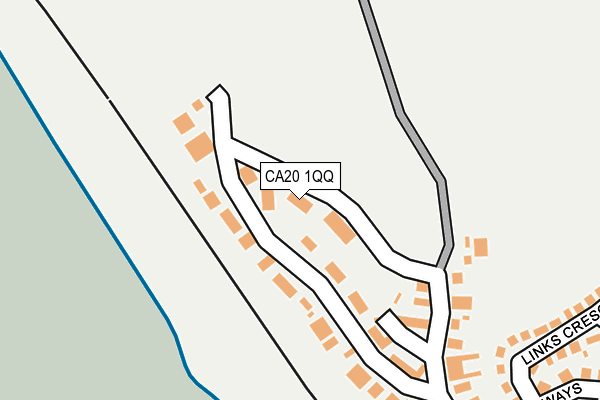 CA20 1QQ map - OS OpenMap – Local (Ordnance Survey)