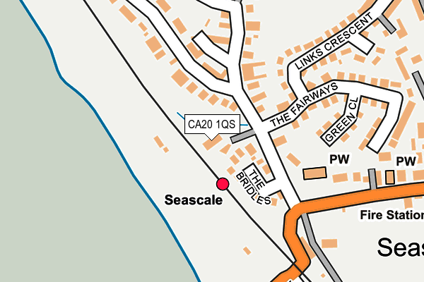 CA20 1QS map - OS OpenMap – Local (Ordnance Survey)