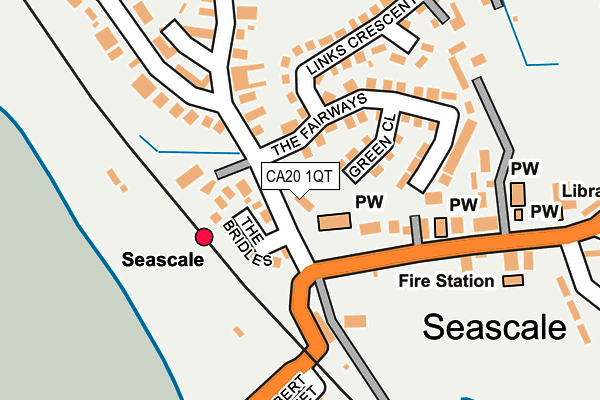 CA20 1QT map - OS OpenMap – Local (Ordnance Survey)