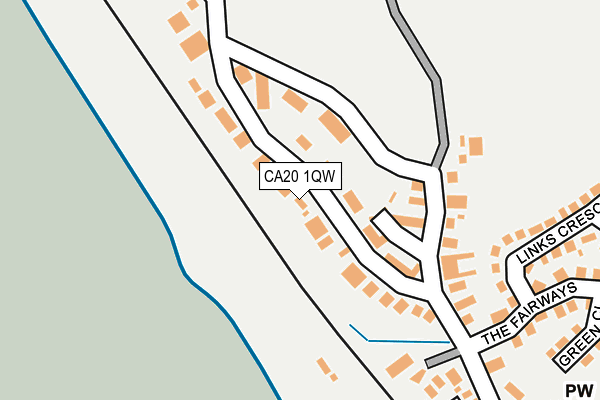 CA20 1QW map - OS OpenMap – Local (Ordnance Survey)