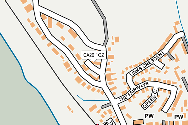 CA20 1QZ map - OS OpenMap – Local (Ordnance Survey)