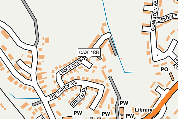 CA20 1RB map - OS OpenMap – Local (Ordnance Survey)