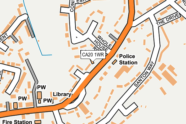 CA20 1WR map - OS OpenMap – Local (Ordnance Survey)