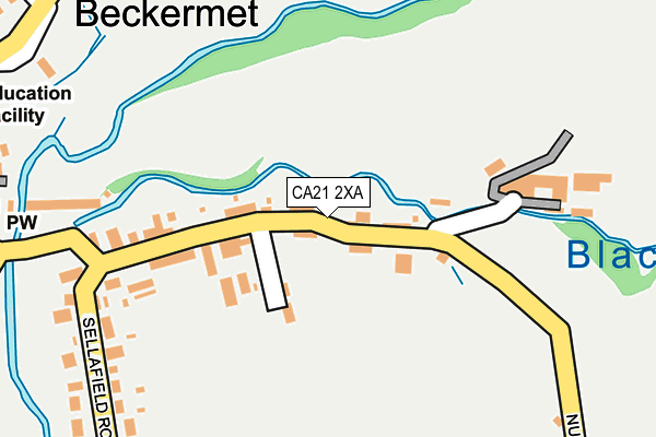 CA21 2XA map - OS OpenMap – Local (Ordnance Survey)