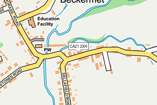 CA21 2XH map - OS OpenMap – Local (Ordnance Survey)