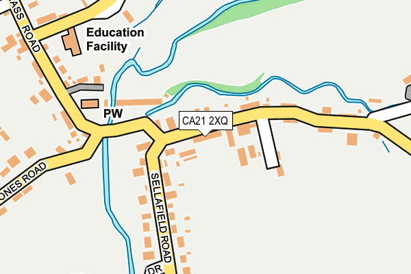 CA21 2XQ map - OS OpenMap – Local (Ordnance Survey)