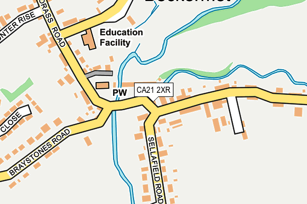 CA21 2XR map - OS OpenMap – Local (Ordnance Survey)