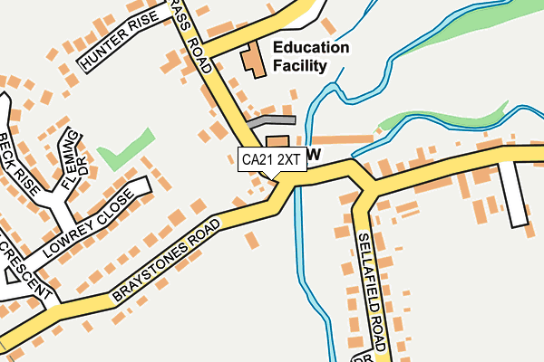 CA21 2XT map - OS OpenMap – Local (Ordnance Survey)