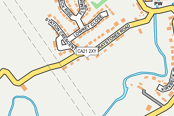 CA21 2XY map - OS OpenMap – Local (Ordnance Survey)