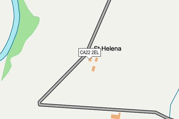 CA22 2EL map - OS OpenMap – Local (Ordnance Survey)
