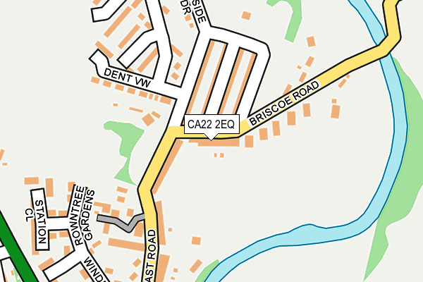 CA22 2EQ map - OS OpenMap – Local (Ordnance Survey)